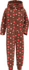 Didriksons Monte One Piece, Small Dotted Brown Print
