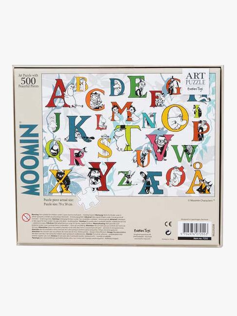 Barbo Toys Mummitrollet ABC Puslespill 500 Brikker