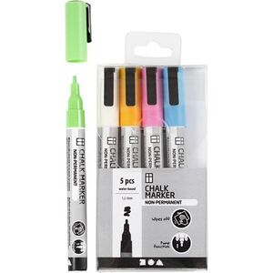 Creativ Company Chalk Markers Sterke Farger 5 stk