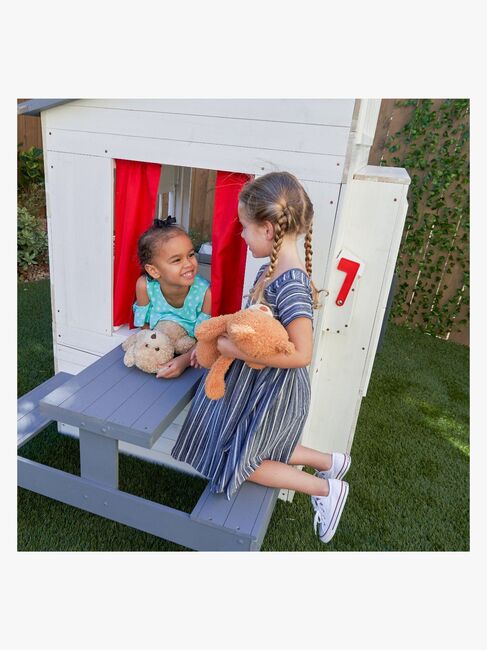 KidKraft Modern Outdoor Lekestue, Hvit 