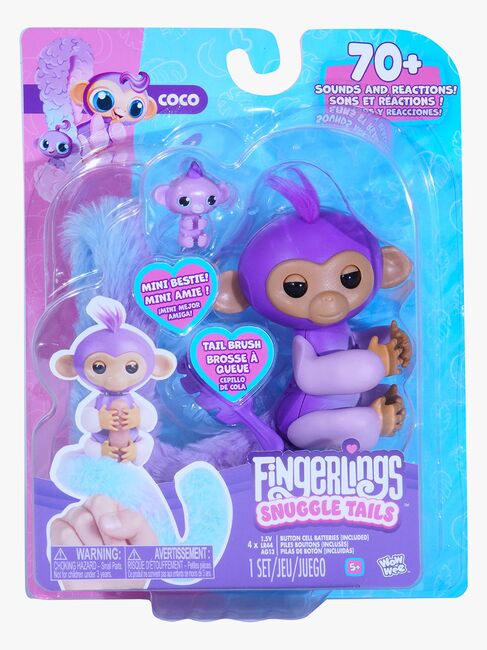 Fingerlings Kosedyr Snuggle Tails Ape