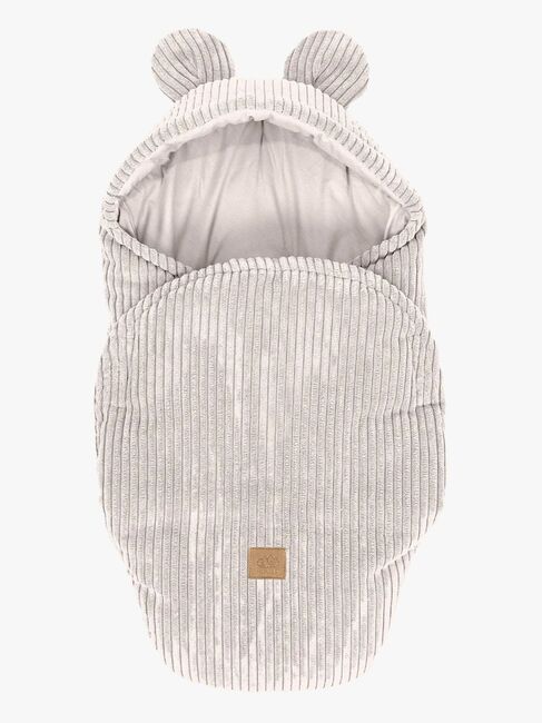 MeowBaby Aesthetic Svøpeteppe med Bjørneører, Ecru