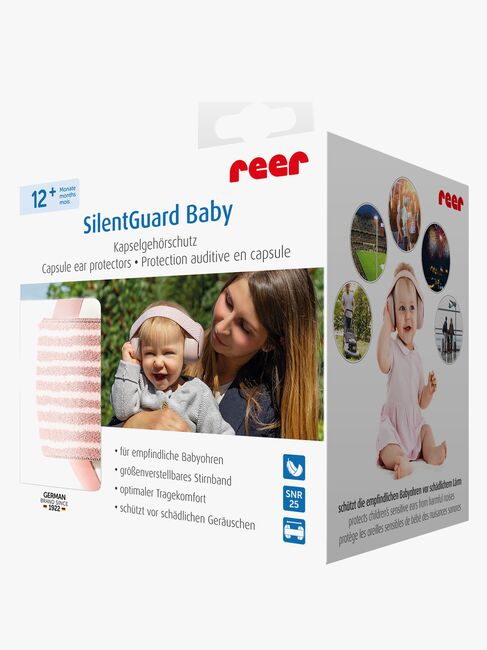 Reer SilentGuard Baby Hørselsvern, Rosa