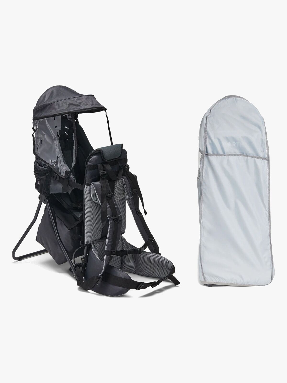 North 13.5 Adventure Bæremeis med Støtte Inkl. Regntrekk, Grey