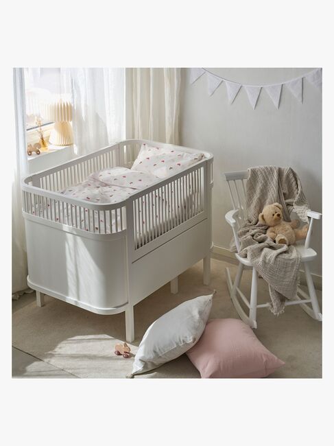 Borganäs Sengesett Sprinkelseng Hjärtrud 2-delt 100x130, Beige