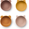 LIEWOOD Iggy Skåler Silikon 4-Pack, Rose