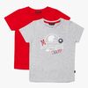 Luca & Lola San Marino T-Shirt 2-pack, Grey/Red
