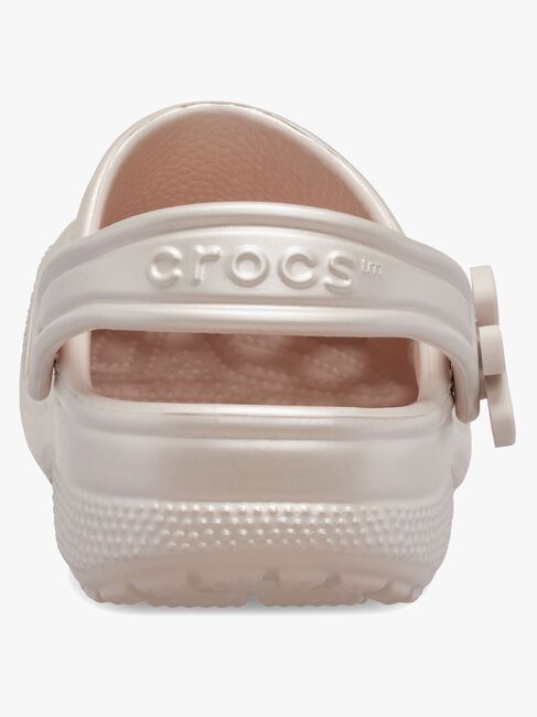 Crocs Classic Pearl Shine Tøfler, Quartz