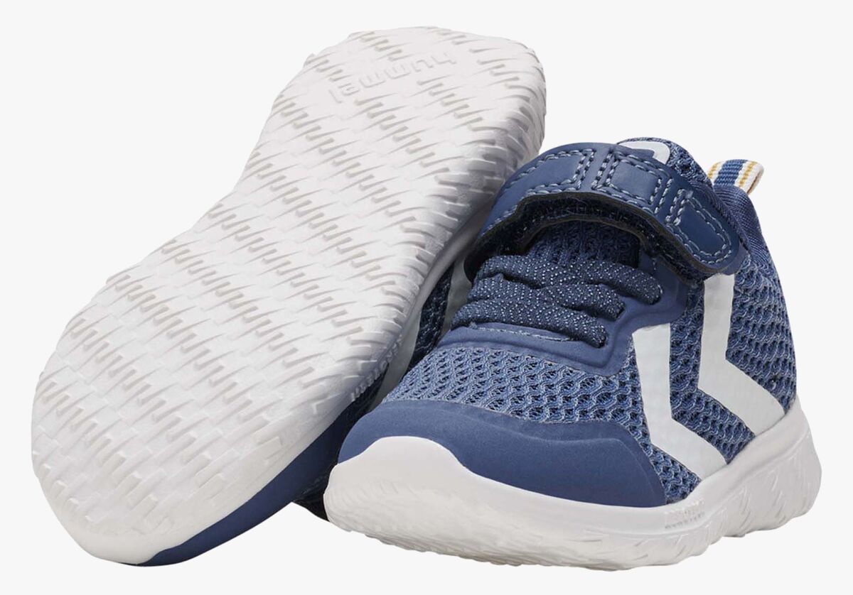 Baskets bébé Hummel Actus Recycled - Blue - Lacets Blue Baskets bébé Hummel Actus Recycled - Blue - Lacets Blue