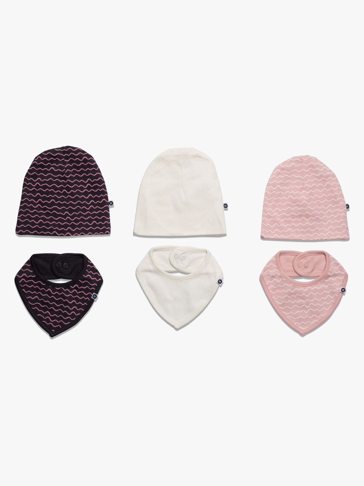 MiniMys Lue & Tøysmekke 6-pack Yarn, Silver Pink