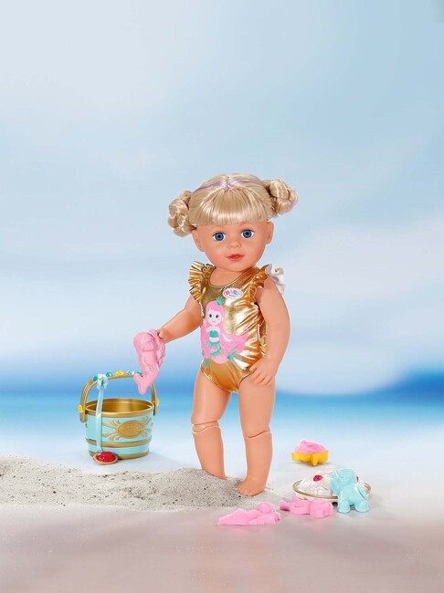 BABY born Dukketilbehør Badedrakt & Sandleker