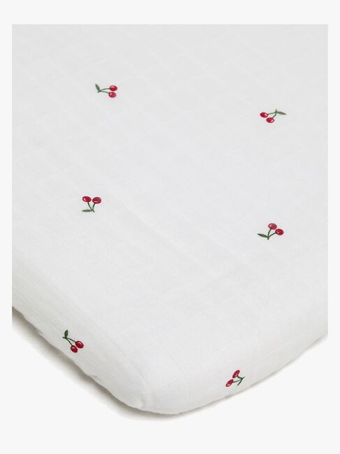 Alice & Fox NESSA Stretchlaken Vugge 40x90, Hvit