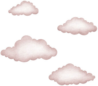 Stickstay Veggklistremerke Pink Clouds