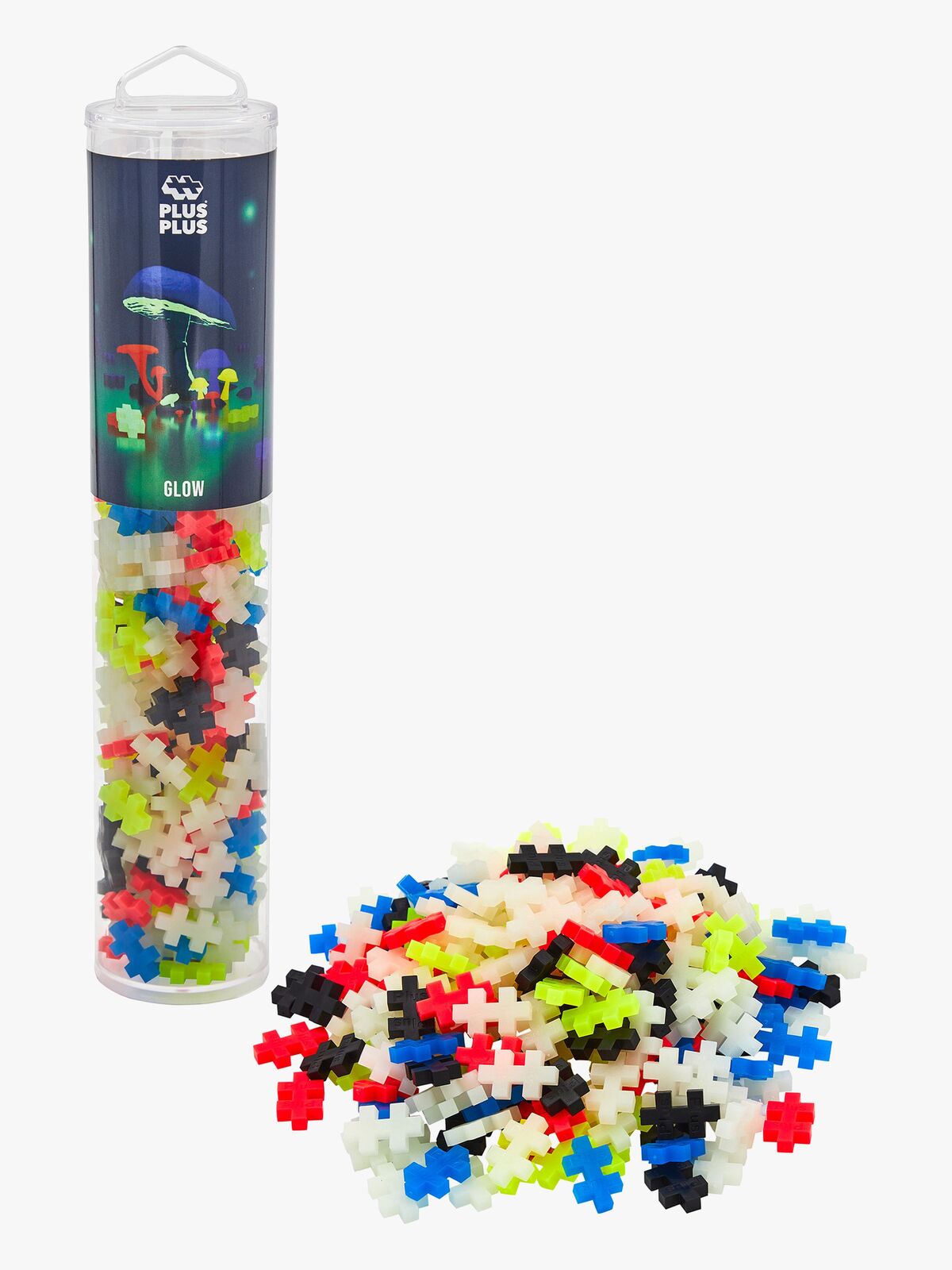 Plus-Plus Byggesett Glow mix 240 Deler