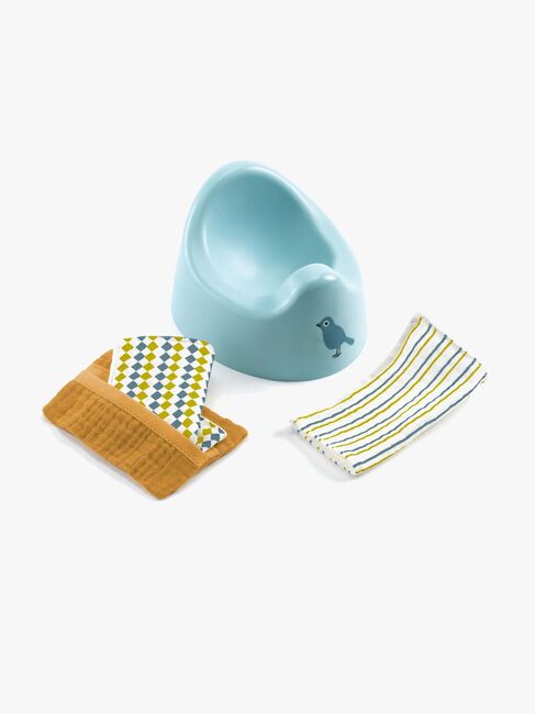 Djeco Dukketilbehør Potte & Tøyservietter til Dukke