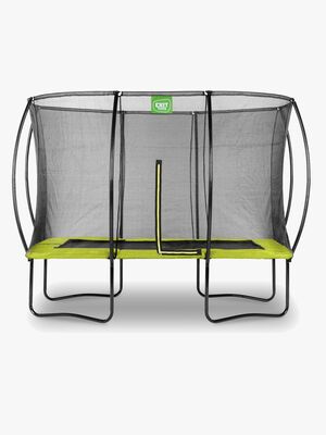 EXIT Silhouette Trampoline inkl. Sikkerhetsnett 214x305 cm, Grønn