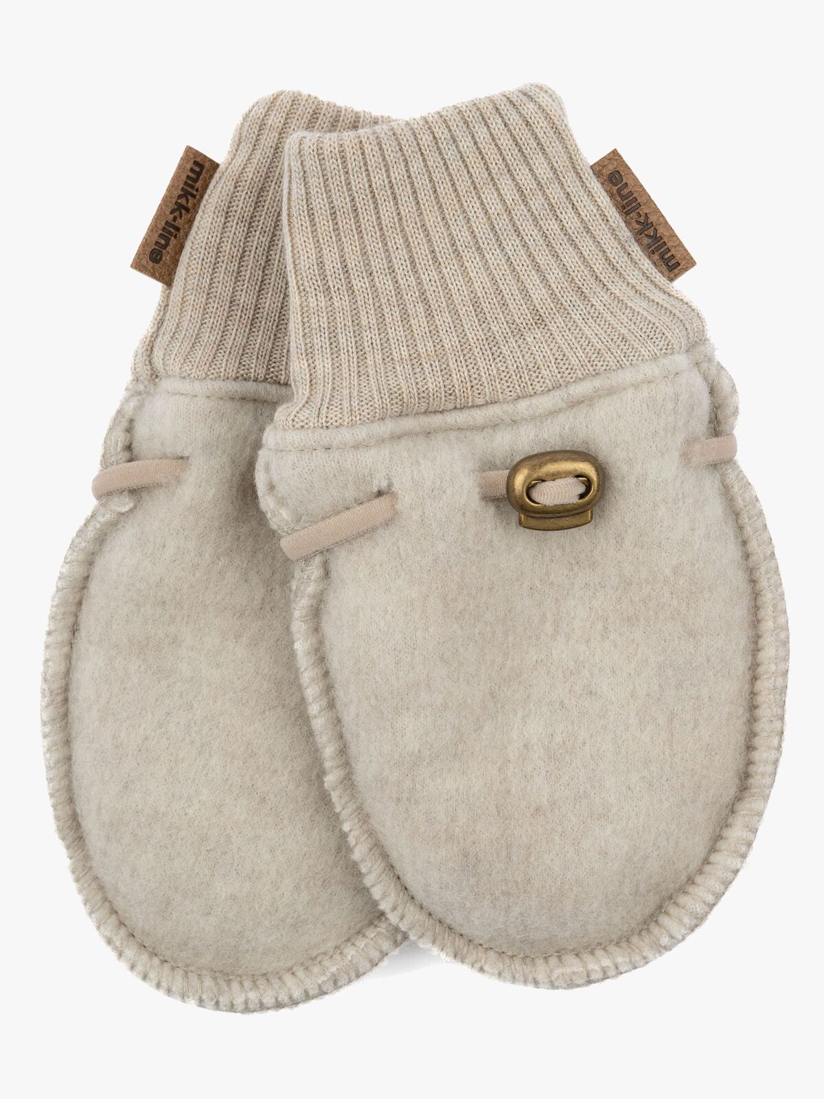 Mikk-Line Votter Merinoull, Melange Offwhite