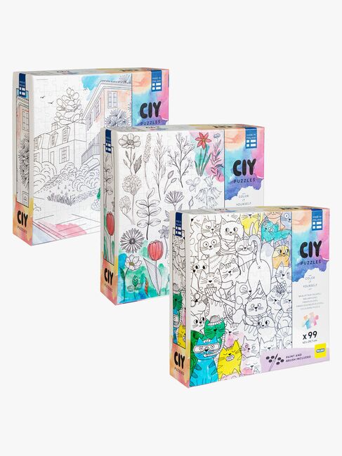 Peliko CIY Puslespill med Vannfarger 99 Brikker Blandet