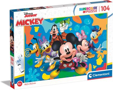 Clementoni Disney Mickey and Friends Puslespill 104 Brikker