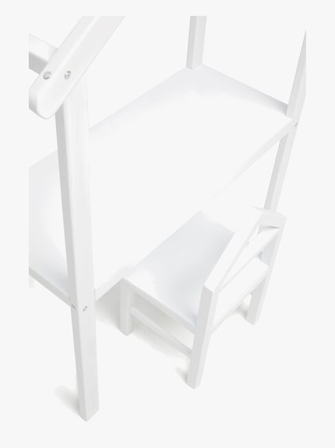 JLY  Hus Skrivebord med Stol, Hvit