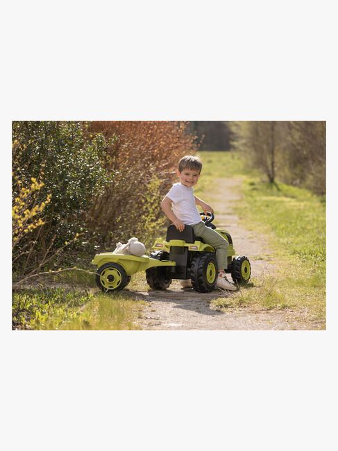 Smoby  Farmer Traktor XL + Tilhenger, Grønn