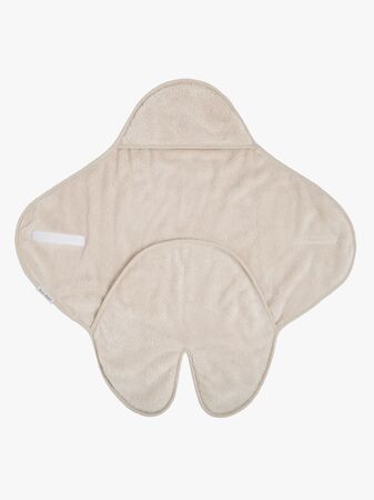 Baby's Only Hooded Baby Teppe med Føtter Cozy, Warm Linen