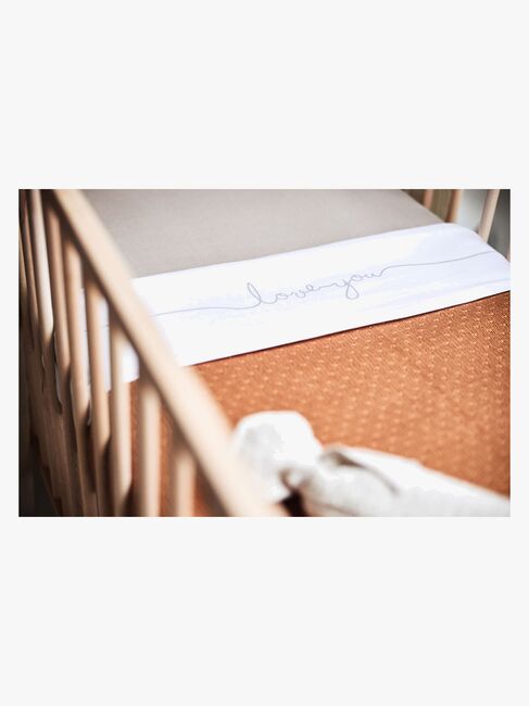 Jollein Stretchlaken Bomullsjersey 60x120cm, Nougat