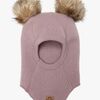Mikk-Line Balaklava Merinoull med Dusker, Twilight Mauve