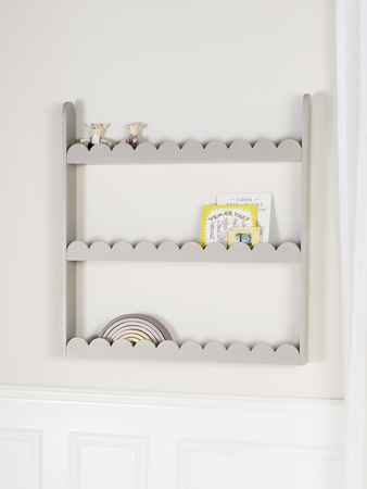 Alice & Fox Dune  Veggopphengt Bokhylle, greige