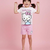 Hello Kitty T-skjorte & Shorts Sett, Lyserosa