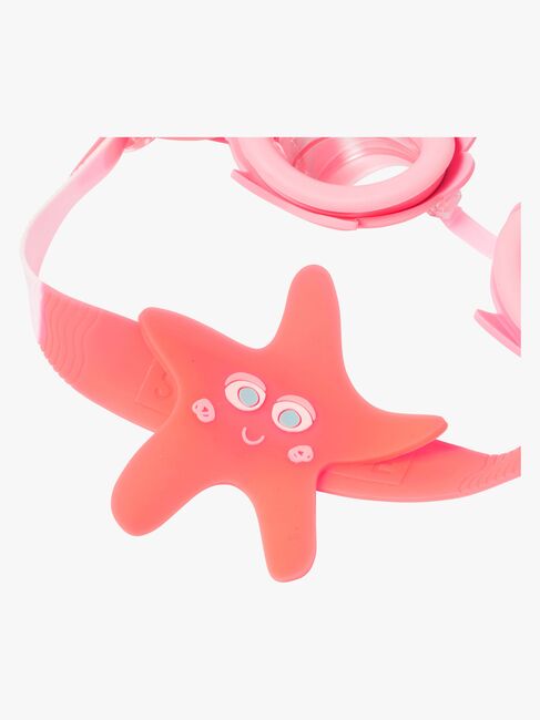 SUNNYLiFE Svømmebriller, Melody the Mermaid Neon Strawberry