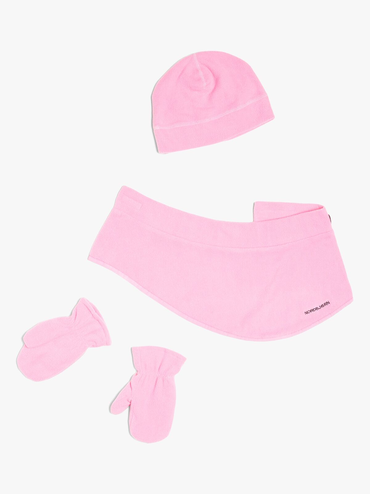 Nordbjørn Trollheim Sett Votter, Lue, Hals, Wild Orchid