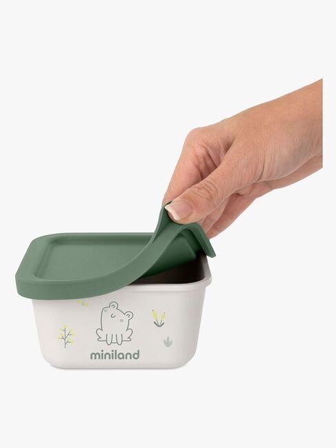 Miniland Natursett Matboks 2-pack, Frog