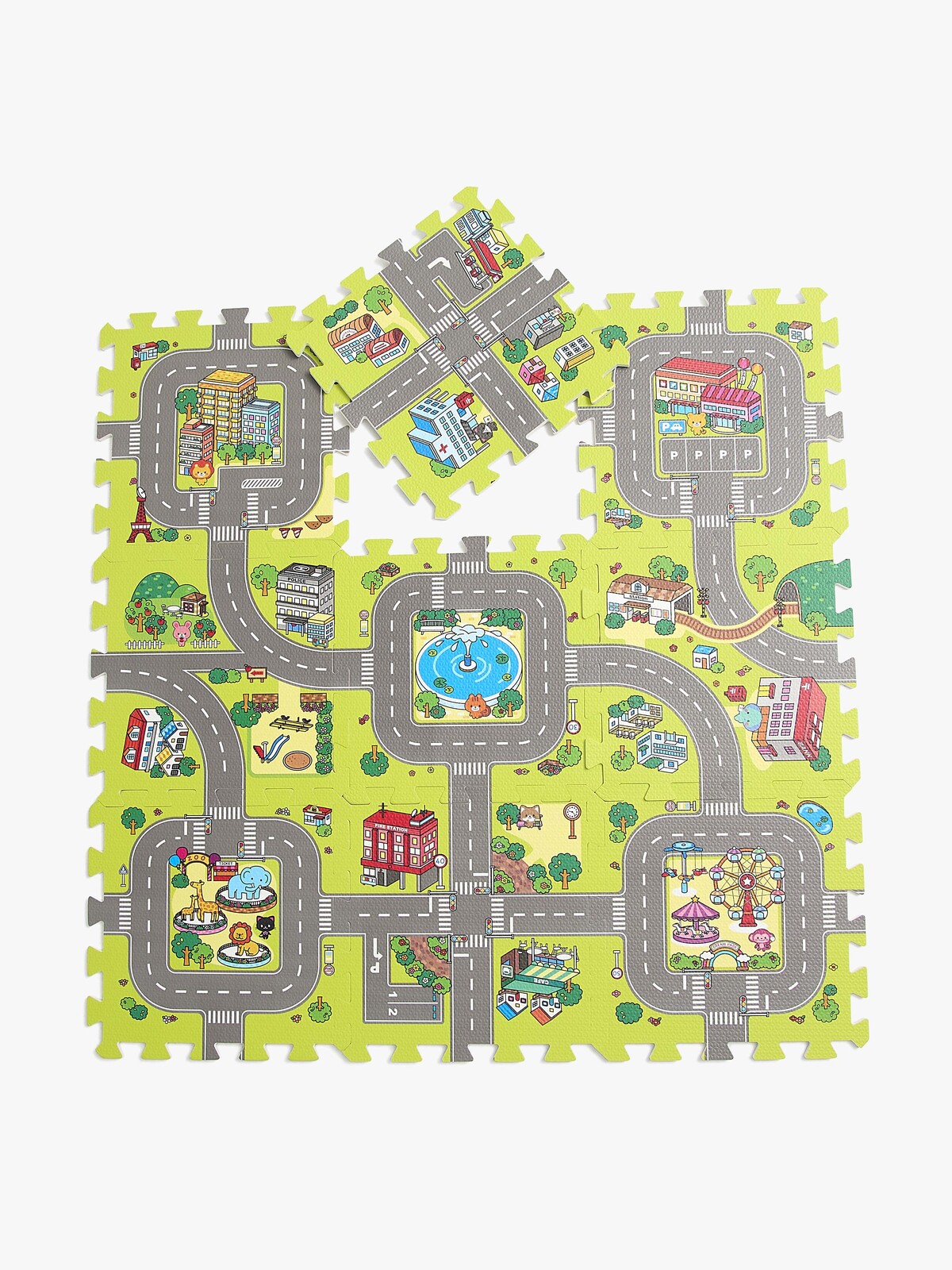 Cloudberry Castle Leketeppe Puslespill 9 Deler