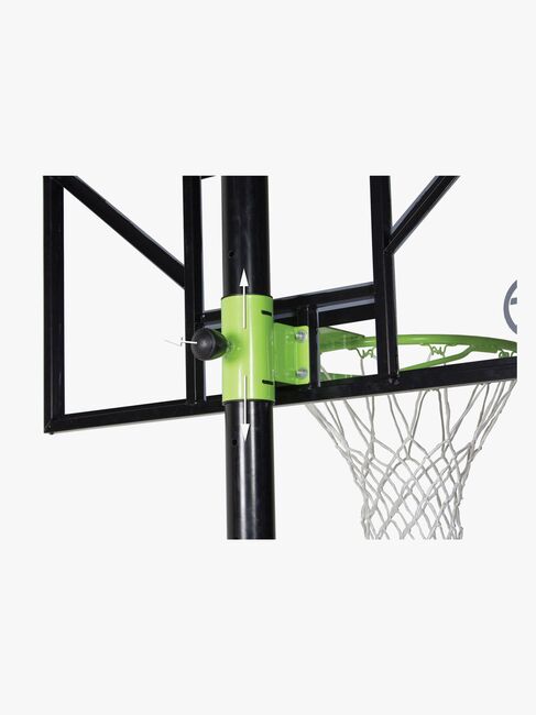 EXIT Comet Portable Basketball Stand, Green/Black