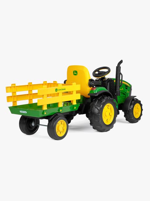 Peg Perego John Deere Eltraktor med Tilhenger