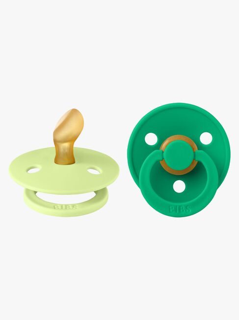 BIBS Colour Smokk 2-Pakk Latex Str 1 Anatomisk, Matcha/Cactus