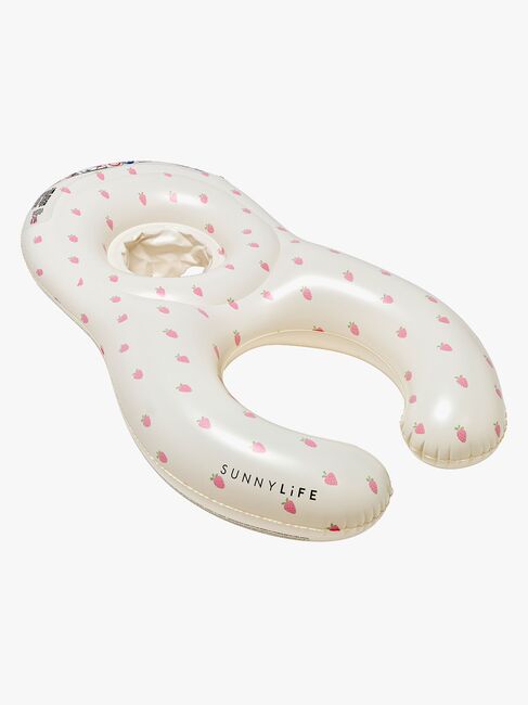 SUNNYLiFE Baby Float Together-  Oppblåsbar Flytemadrass, Strawberry Sunshine