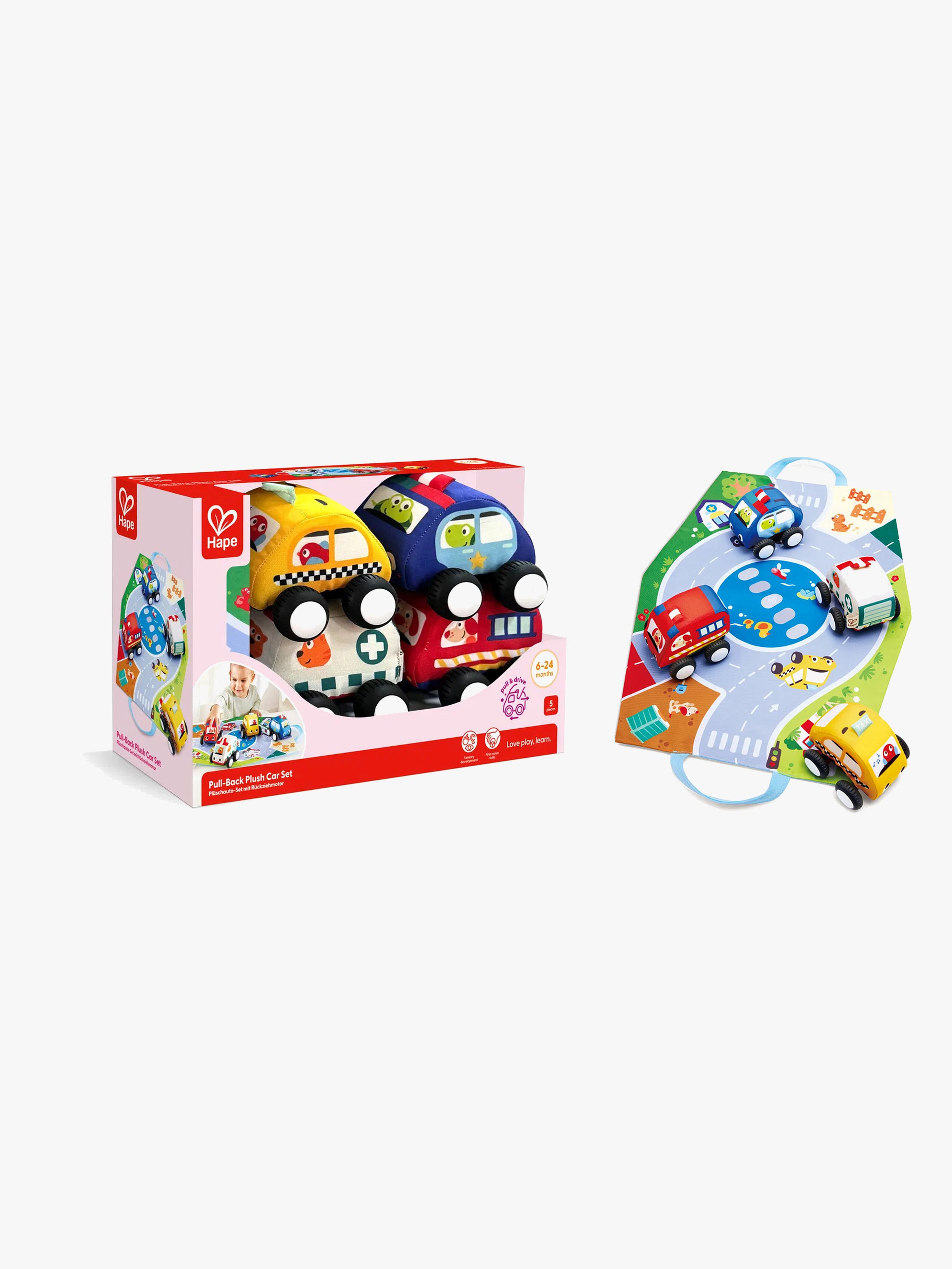 Hape Pull-Back Soft Bilsett - Øvrig