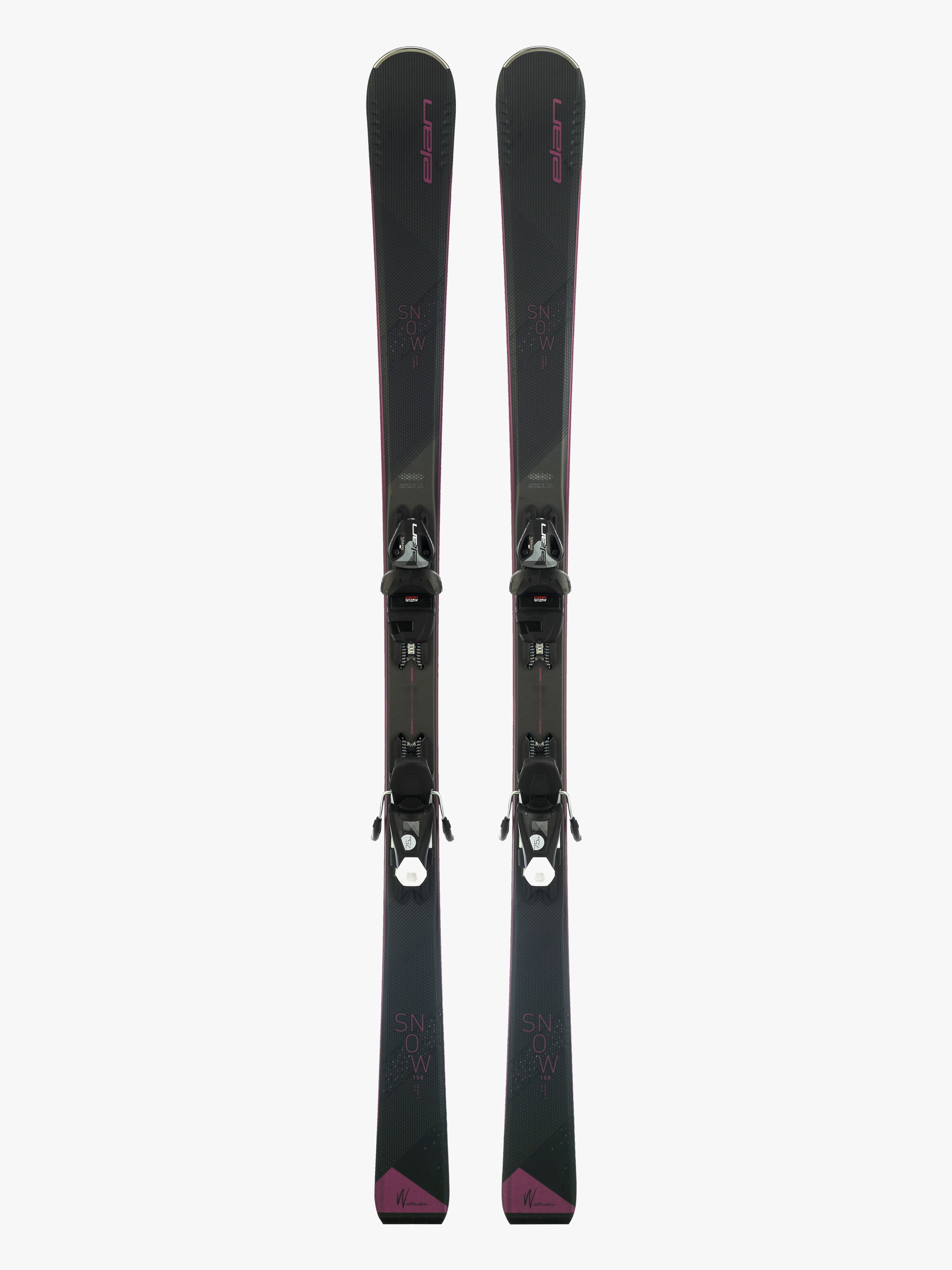 Elan Snow Ski, Black, 140 cm - Alpint
