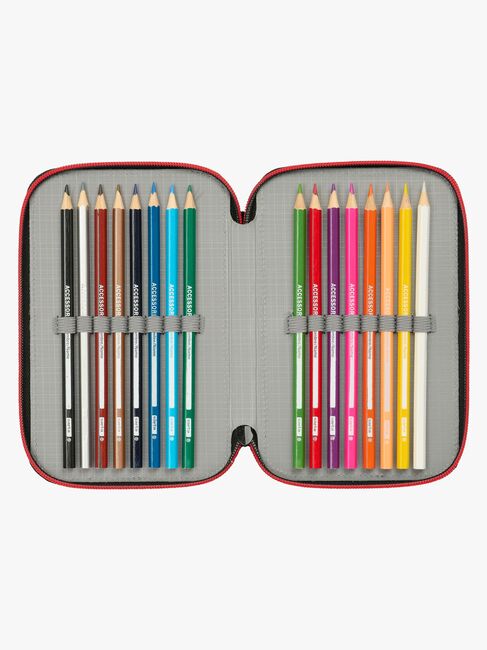 Marvel Spider-Man Miles Morales  Fylt Trippelpennal 37 Deler, Svart