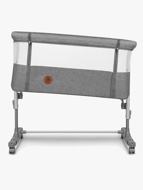 Lionelo Aurora Bedside Crib 3-in-1, Grey Concrete
