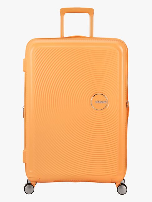 American Tourister Soundbox Spinner Koffert 97-110L, Papaya Pop