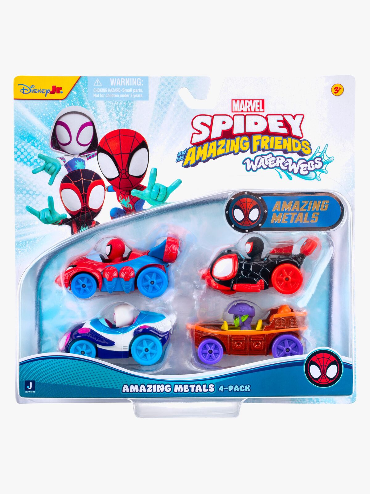 Spidey And His Amazing Friends Bilsett 4-Pakk