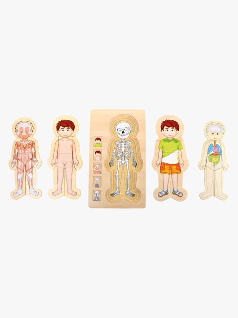 Small Foot Puslespill Anatomi, Grønn