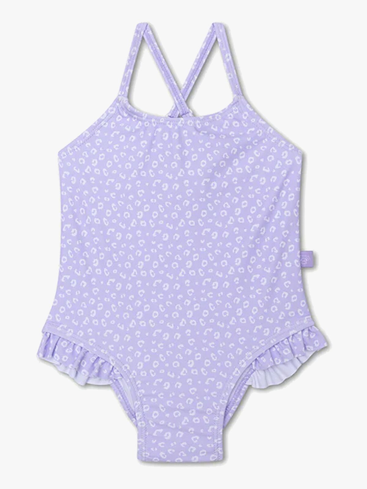 Swim Essentials Badedrakt, Lilla Leopard