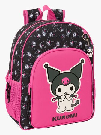 Hello Kitty Kuromi Ryggsekk 19L, Rosa/svart