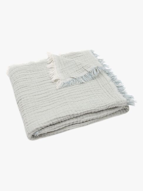 Jollein Musselinteppe Fringe, Sea Green