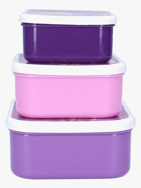 Unicorn Academy 3 in 1 Snackboks Fresh Bites, Lilla