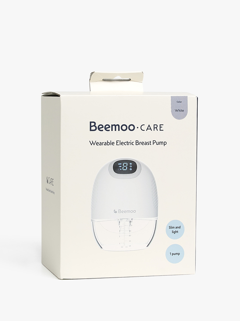 Beemoo CARE Wearable Slim Elektrisk Brystpumpe Singel, White